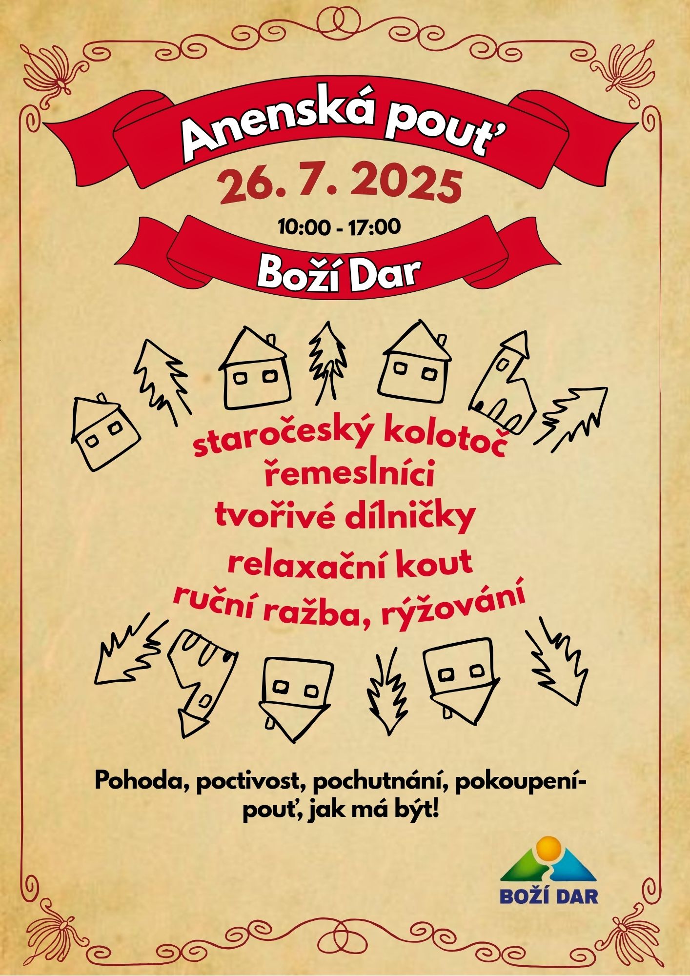 Město Boží Dar zve na Anenskou pouť 